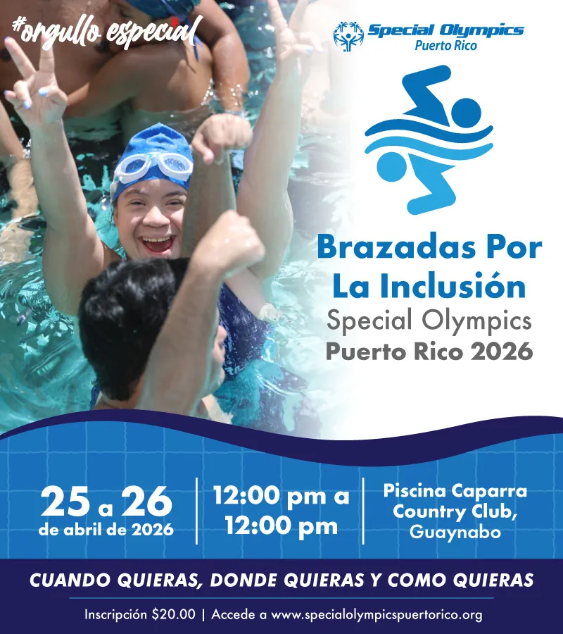 Brazadas por la Inclusión 2026 - Special Olympics Puerto Rico