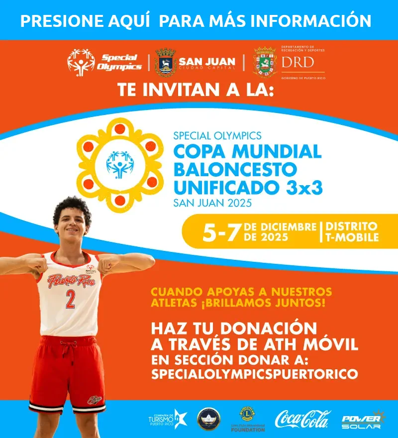 Copa Mundial Baloncesto Unificado 3x3 Special Olympics